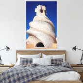 Mosaikschornstein Leinwanddruck (Insitu (Schlafzimmer))