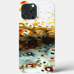 Mosaikschrott, der über graue und korallenförmige  Case-Mate iPhone hülle