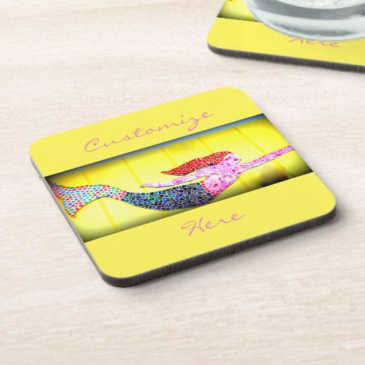 Mosaikschwimmen Untersetzer (Linke Seite)