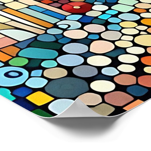 Mosaiksee Poster (Ecke)