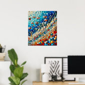 Mosaiksee Poster (Heimbüro)