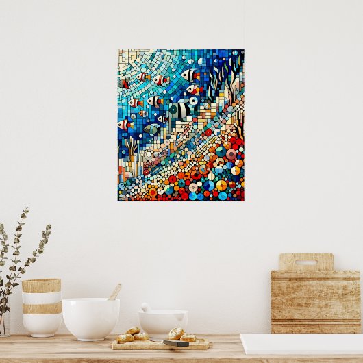 Mosaiksee Poster (Küche)