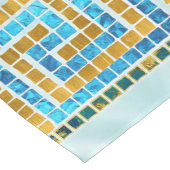 Mosaikstäbchen Kurzer Tischläufer (Ecke)