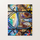 Mosaikstadt 3 Einfache Gehirngeschichte Rätsel Fot Puzzle (Vertikal)