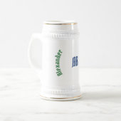 Mosaikstein Bierglas (Vorderseite Links)