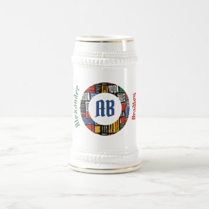 Mosaikstein Bierglas