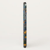 Mosaiksteine in Blue und Gold iPhone / iPad Gehäus Case-Mate iPhone Hülle (Hinten/Links)