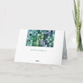 Mosaiksteinkunst in der Tiefsee Karte (Rückseite)