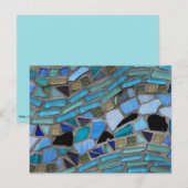 Mosaiksteinkunst Postkarte (Vorne/Hinten)