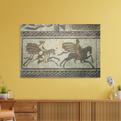 Mosaiksteinpflaster aus der römischen Villa bei Ni Leinwanddruck (Insitu (Wohnzimmer))