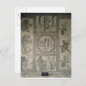 Mosaiksteinpflaster aus der römischen Villa bei Ni Postkarte (Vorne/Hinten)