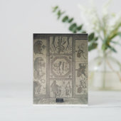 Mosaiksteinpflaster aus der römischen Villa bei Ni Postkarte (Stehend Vorderseite)