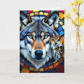 Mosaikstil | Happy Birthday Karte (Gelbe Blume)