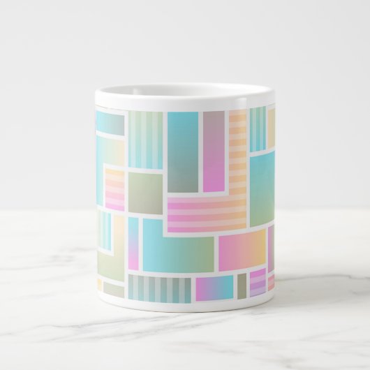 Mosaikstimmung Jumbo-Tasse (Vorderseite)