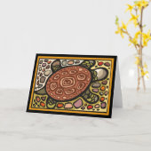 Mosaikstrasse Karte (Gelbe Blume)