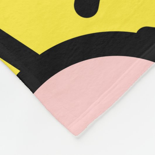 Mosaikstreifen: Retromemphismuster Fleecedecke (Ecke)