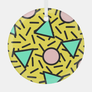Mosaikstreifen: Retromemphismuster Ornament Aus Glas