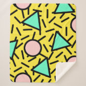 Mosaikstreifen: Retromemphismuster Sherpadecke (Vorderseite)