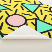 Mosaikstreifen: Retromemphismuster Sherpadecke (3/4)