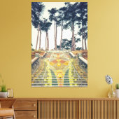 Mosaiktreppen Leinwanddruck (Insitu (Wohnzimmer))