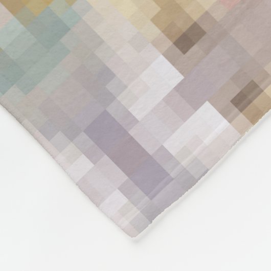 Mosaikverzierung Fleecedecke (Ecke)