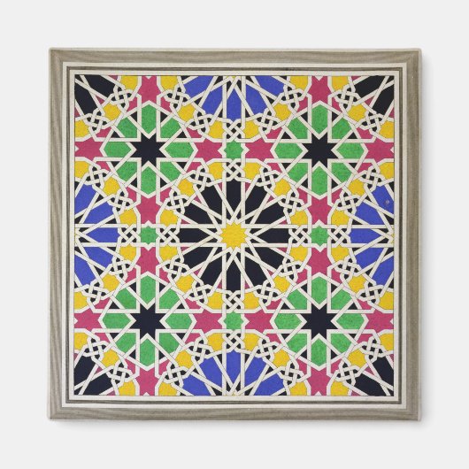 Mosaikverzierung im Süden des Hofes Magnet (Vorne)