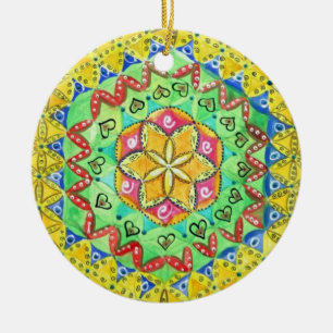Mosaikverzierung Keramikornament