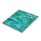 Mosaikwachen Kunst - Ozeansträuße Fliese (Seite)