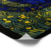 Mosaikwälder: Ein leuchtendes Katapult Poster (Ecke)