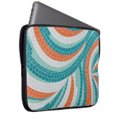 Mosaikwelle Laptopschutzhülle (Vorne Rechts)