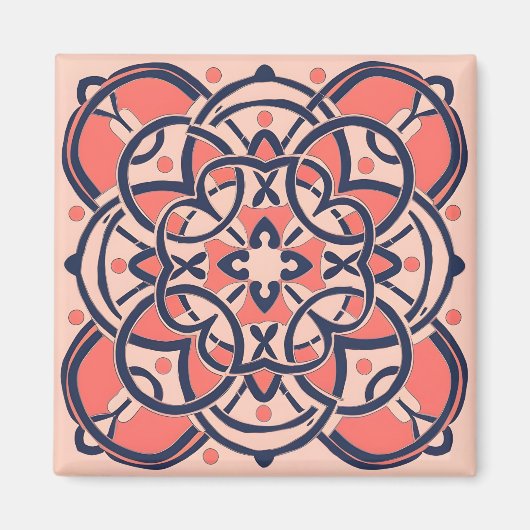 Mosaikzellige Magnet (Vorne)