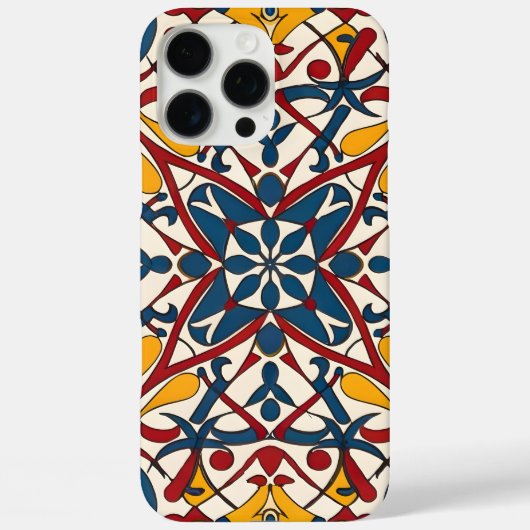 Mosaikzellige, Mandala-Muster Case-Mate iPhone Hülle (Rückseite)