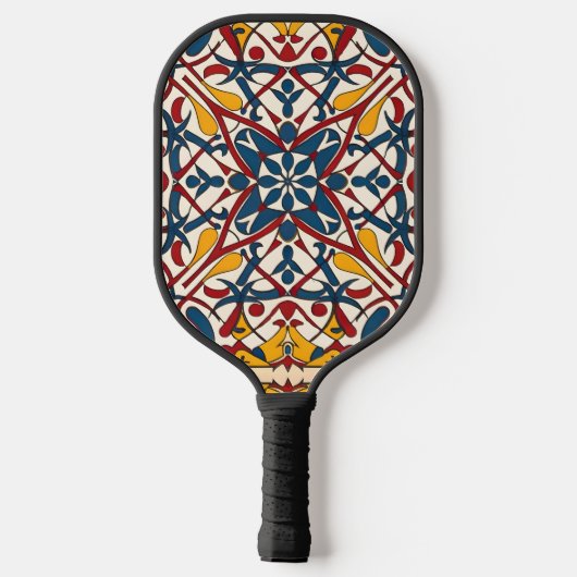 Mosaikzellige Pickleball Schläger (Rückseite)