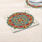 Mosaikzellige Rechteckiger Pappuntersetzer (angewinkelt)