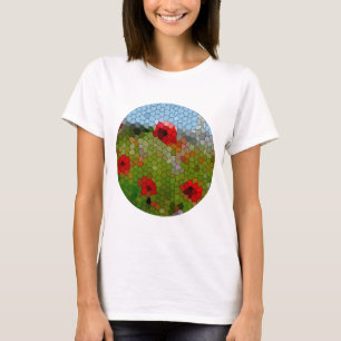 Mosaikzirkel der Pflücke im Garten T-Shirt