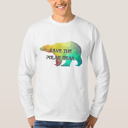 MOSAISCHER FARBENBEFEHL (DER POLARBEAR GERETTET) T-Shirt (Vorderseite)