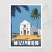 Mosambik Afrika Vintage Reise Postkarte (Vorderseite)