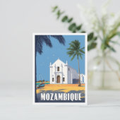 Mosambik Afrika Vintage Reise Postkarte (Stehend Vorderseite)
