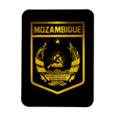 Mosambik-Emblem Magnet (Vertikal)