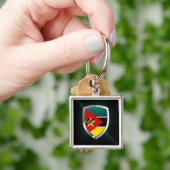 Mosambik-Emblem Schlüsselanhänger (Hand)