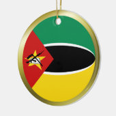 Mosambik Flag Ornament (Links)