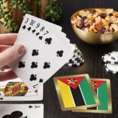 Mosambik Flag Playing Cards Spielkarten (In Situ)