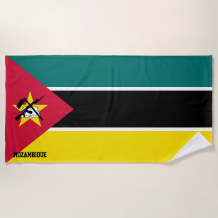Mosambik Flag Splendid Patriotic Strandtuch