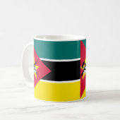 Mosambik Flag-Tasse Kaffeetasse (Vorderseite Links)