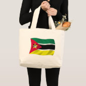 Mosambik Flag Tote Bag Jumbo Stoffbeutel (Vorderseite (Produkt))