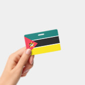 Mosambik-Flagge Ausweis (Handheld)