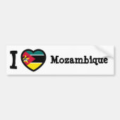 Mosambik-Flagge Autoaufkleber (Vorne)