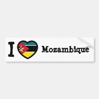 Mosambik-Flagge Autoaufkleber