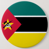 Mosambik-Flagge Button (Vorderseite)