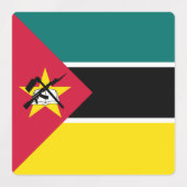 Mosambik-Flagge Etiketten (Design 2)